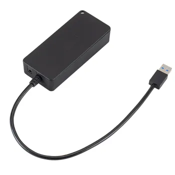 Grwibeou USB Hub, vysokorychlostní 4 Port USB 3.0 Hub Splitter Přepínač On/Off USB 3.0, 4 Porty HUB pro MacBook Notebook PC S ukazatelem