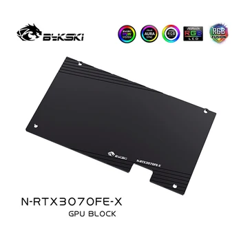 Bykski 3070 GPU Vodní Chladící Blok Pro NVIDIA Zakladatelů RTX 3070 3060ti, Grafická Karta Kapalina Chladnější Systému, N-RTX3070FE-X