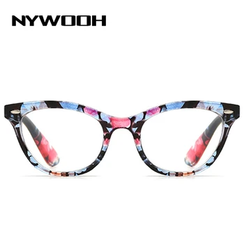 NYWOOH Cat Eye Brýle na Čtení Ženy Anti Blue Light Počítač Presbyopickém Brýle Dioptrické +1.0 1.5 2.0 2.5 3.0 3.5 4.0