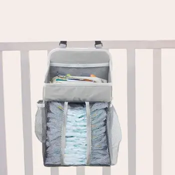 Dítě Novorozence Postele Skladování Organizátor Postýlka Závěsné Skladovací Vak Caddy Organizer Pro Baby Essentials Set Povlečení Plenky Skladování Taška