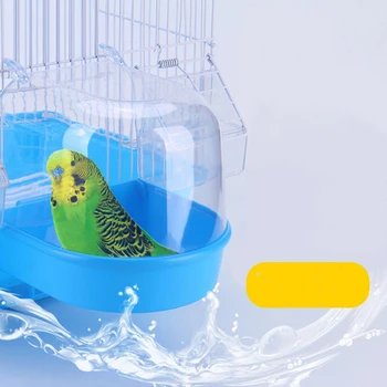 Papoušek Vana Box Ptačí Klec Příslušenství Dodávky Závěsné Transparentní Koupací Vana Pro Ptáky