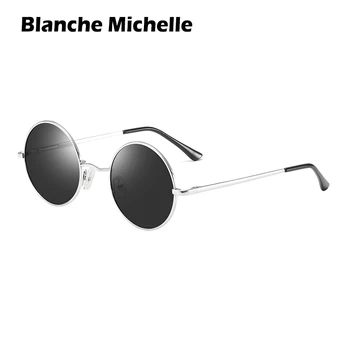 Vysoce Kvalitní kruhový Polarizační sluneční Brýle Muži Ženy UV400 Vintage Sluneční Brýle Pro Jízdu Mužské Značky oculos de sol masculino