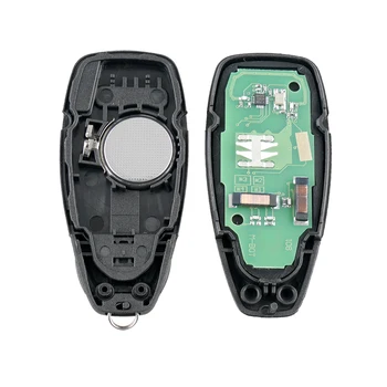2ks*3Buttons Smart Remote klíč Pro Ford KR55WK48801 434/433Mhz Pro Ford Focus Fiesta Kuga 2011-2017 Transpondér Čip 4D63 80Bit
