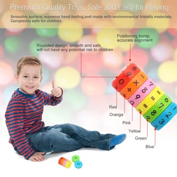 Nové děti, vzdělávání, učení, Magnetické Matematiky Hračky pro děti, puzzle cube přidat, odečíst, násobit a dělit hračky-Sada 2