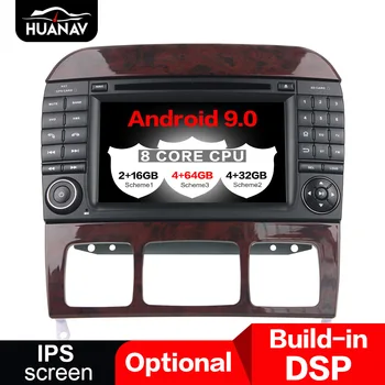 DSP Android 9.0 Auto GPS DVD Přehrávač Pro Benz S-class W220 S430 S500 S400 S320 auto rádio přehrávač multimediální Stereo jednotky