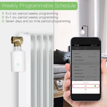 ZigBee Wifi Smart Home Chladiče Ovladače Termostatický Ventil Tuya Regulátor Teploty Hlas Dálkové Ovládání Inteligentní Život