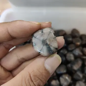 Přírodní drahokam syrové staurolite leštěné víla křížový kámen minerální exemplář reiki léčení quartz crystal stone jako dárek