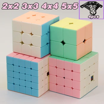 MoYu MeiLong. Magické Kostky Macaron 2 3 4 5 2x2 3x3 4x4 5x5 Profesionální Rychlost Pink Cube 2x2x2 3x3x3 4x4x4 5x5x5 Stickerless Puzzle