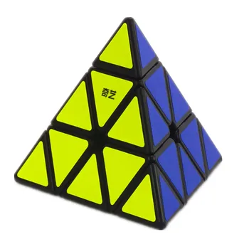 QIYI Pyramind Cube QIMING Trojúhelník Magic Cube Rychlost Kostka 3x3 Učení A Vzdělávání Puzzle Cubo Magico Hračky Pro Děti Dárek