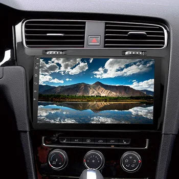 Eunavi 4G+64G Android 10.0 Auto Rádio Pro Volkswagen Golf 7 2013-Multimediální Video Přehrávač, GPS Navigace 2 din dvd
