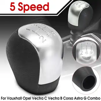 Černý Chrom 5 Rychlostí Auto Gear Shift Páky Pro Vauxhall pro Opel Vectra C/Corsa B, Astra G, Combo, 2002-2005