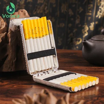 Retro Ručně vyřezávané Kovové Pouzdro na Cigarety pro 14 Cigaret Přenosné Peaky Blindeři Shelby Stejném Stylu Cigarety Kouření Nástroje