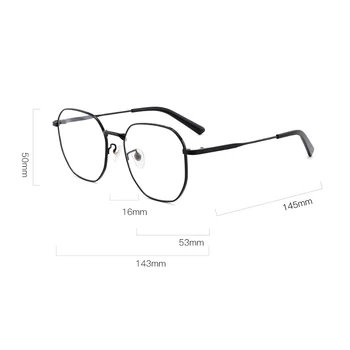 2020 Nové Ženy Čistého Titanu Velká Krabice Brýle Rám Značky Luxusní Pánské Předpis Optické Krátkozrakost Brýle Rám Brýlí