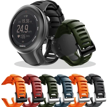 Nový Silikonový Pásek pro Suunto AMBIT 1 Watchband Pro hodinky SUUNTO Ambit 2 2R, 2S Ambit3 3p/3s/3R Náhradní pásek na hodinky s Šroubovák