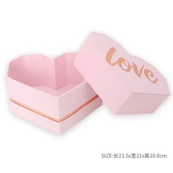 1ks ve tvaru srdce květ, krabice, Valentýn, dárek, překvapení, box, dárek pro přítelkyni, lásku Nádherný dar, Svatební A Zásnubní