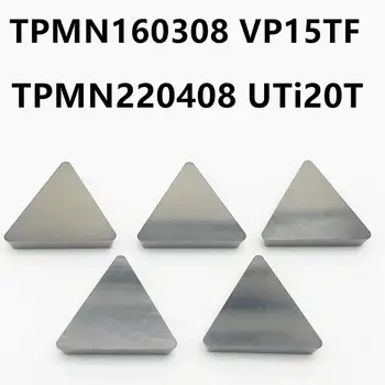 Karbid frézování-li vložit TPMN160308 VP15TF TPMN220408 UTi20T nástroj pro frézování, soustružení nástroj TPMN z nerezové oceli díly, zpracování