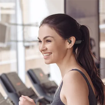 Bluetooth 5.0 Kostní Vedení Headset Sluchátka Vodotěsné Non-In-Ear Sportovní Sluchátka S Mikrofonem