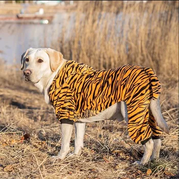 Velký pes kabát oblečení pro psy pro střední a velké psy, oblečení pro psy udržet v teple na podzim a v zimě Pes srst Psa bunda
