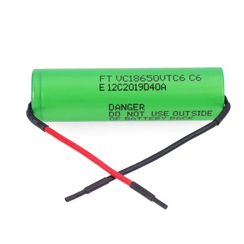 2020 VariCore VTC6 3,7 V 3000mAh 18650 Li-Ion Batterie 20A Entladung VC18650VTC6 Werkzeuge e-zigarette batterien + DIY kabel