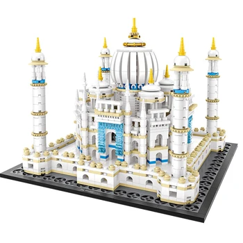 LOZ 1027 světově Proslulé Architektura Indie Taj Mahal Palace 3D Model DIY Mini Bloky, Cihly, Stavební Hračky pro Děti bez Krabice