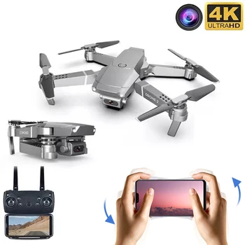 Mini RC drone s 4K kamera široký úhel 1080P HD WI-fi FPV E68 Kvadrokoptéra Model elektronika Profesionální selfie dron Hračky kluci