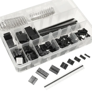 1450PCS/Set 2,54 mm Dupont Konektor Kit PCB Záhlaví Muž Žena Kolíky Konektoru Elektroniky