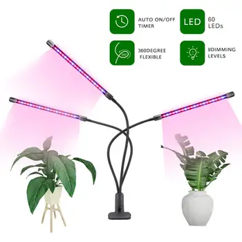 40/60/80W LED Světla Rostou Lampa Full Spectrum Hydroponické Zelenina Květ Rostlin, UK Světla Rostou pro Pokojové Rostliny, LED Full Spectrum