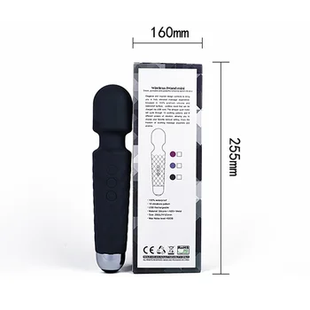 Sexuální Hračky pro Ženy, AV Vibrátor Klitoris Výkonný kouzelná hůlka Vibrátory USB Dobíjení Hračky pro ženy, Dospělé Produktu G Spot