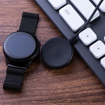 Náhradní Nabíječka Nabíjecí Dock Kolébka pro Samsung Galaxy Watch3(41mm R850, 45mm R840), Active2, Aktivní Smartwatch