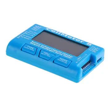 Digitální Tester Baterií Analyzátor RC Cellmeter-8 Kapacita Baterie Kontrola Napětí Monitor Servo Tester LiPo Životnost Li-ion, NiCd, NiMH
