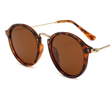 Klasický Trend Polarizované Kulaté sluneční Brýle, Ženy vintage Značka designer Muži brýle odstíny brýle lady 2020