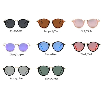 Klasický Trend Polarizované Kulaté sluneční Brýle, Ženy vintage Značka designer Muži brýle odstíny brýle lady 2020