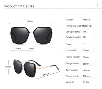 Kvalitní Polarizační sluneční Brýle, Ženy Designer New 2021 Trend Řidičské Sluneční Brýle Pro Ženy, Vintage Cestovní Brýle UV400 Odstíny