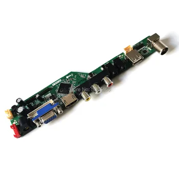 Pro LP173WD1-TLA1/TLC1/TLD1/TLE1/TLG1/TLN1/TLP3 matice drive control board kit LVDS WLED VGA, USB, AV, displej, 40 Pin 1600*900