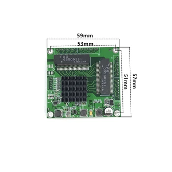 Přepínač Ethernet Modul 5 Porty Unmanaged10/100/1000mbps PCBA deska OEM Auto-sensing Porty PCBA deska OEM základní Deska