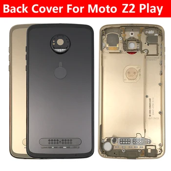 Pro Motorola Moto Z2 Play / Z2 Platnost Zadní Kryt Baterie Dveře Zadní Panel Pouzdro S Boční KLÁVESY
