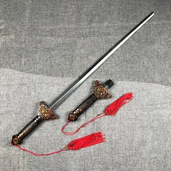 Čínské Kung-Fu Teleskopický Meč Bojová Umění Školení Venkovní Fitness Taiji Meč Tradiční Ranní Cvičení Zařízení