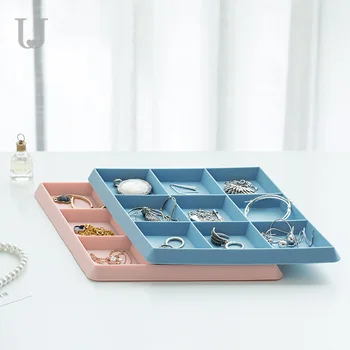 JordanJudy Multifunkční desktop Silikonové úložný box Kreativní Šperky úložný prostor pro dívky ženy šperky umístění