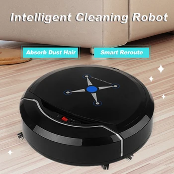 Robot Vysavač Automatický Inteligentní Čištění Podlahy Doma Zametat a vytírat USB Nabíjecí Špínu, Prach, Vlasy vakuové cleaner pro domácí