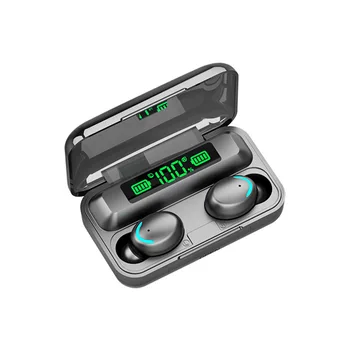 2021 TWS Bluetooth 5.0 Sluchátka Nabíjecí Box Bezdrátová Sluchátka 9D Vodotěsné Stereo Sportovní Sluchátka Sluchátka S Mikrofonem