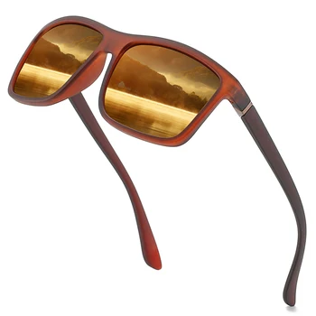 Značka Unisex Retro TR90 Čtverečních Polarizované sluneční Brýle Objektivu Vintage Brýle Příslušenství Sluneční Brýle Pro Muže/Ženy