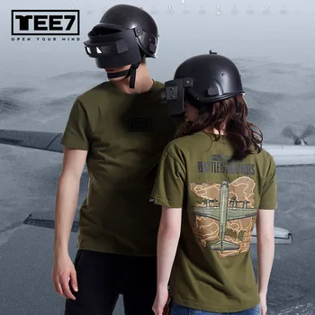 Tee7 Hot Hra PUBG t shirt Pro Muže, Krátký rukáv Tee Tištěné Zbraň nejlepší Mužské Originální Svetr Značky Hadříkem Mužů Letní Tričko Oblečení