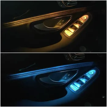 LED okolního světla vylepšení pro Mercedes benz W205 X253 W177 3-barva/64-barva interiéru okolního světla, Původní auto ovládat