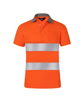 Noční Práci, Reflexní Bezpečnostní Shirt Oblečení rychleschnoucí Krátký Rukáv T-shirt Ochranné Oblečení hi vis pracovní Oděvy Oblečení