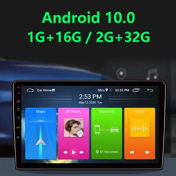 9 palcový IPS 2.5 D Android 10 autorádia Pro 1Ford zaměření EXI MT 2 3 Mk2 2004 2005 2006 2007 2008 2009-2011 GPS, Multimediální Přehrávač