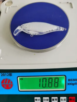 10pcs 90mm 10.8 g návnady Prázdné nenatřené rybářské návnady prázdné střevle návnady návnady těla