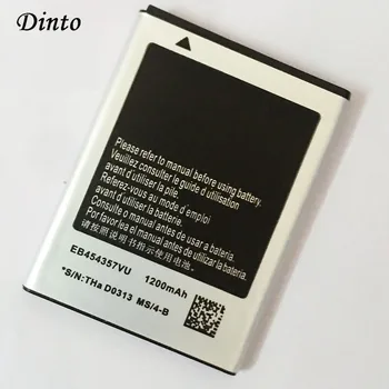 Dinto 1200mAh EB454357VU Náhradní Mobilní Telefon Baterie pro Samsung SCHI509 GT-S5368 S5300 S5380 GTS5360 i509 B5510 Wave Y