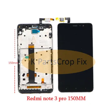 Pro Xiaomi Redmi Note 3 Pro SE 152mm LCD Displej + Rámeček Dotyková Obrazovka Panel pro Redmi Note 3 LCD Displej Digitizer