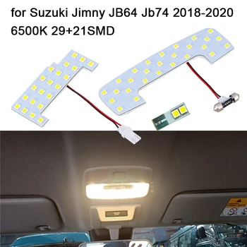 Interiér vozu Střešní Světla 6500K LED Auto Dome Čtení Světla pro Suzuki Jimny JB64 Jb74 2018-2020 Noční Světlo Stropní světlo