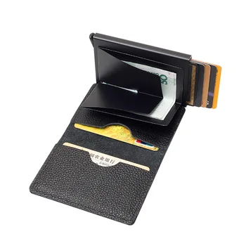 PRAETOR RFID Držák Spojky Pouzdro na vizitky Muži Ženy Inteligentní Peněženka Mini Peněženka Hliníkový Box Držitel Kreditní Karty